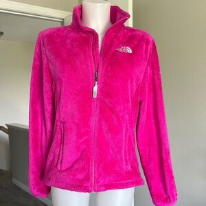 The North Face Pink Teddy Jacket Plush Cozy Style